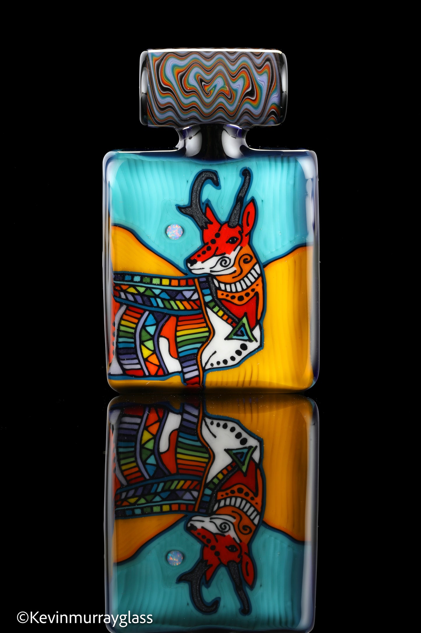 Pronghorn antelope pendant