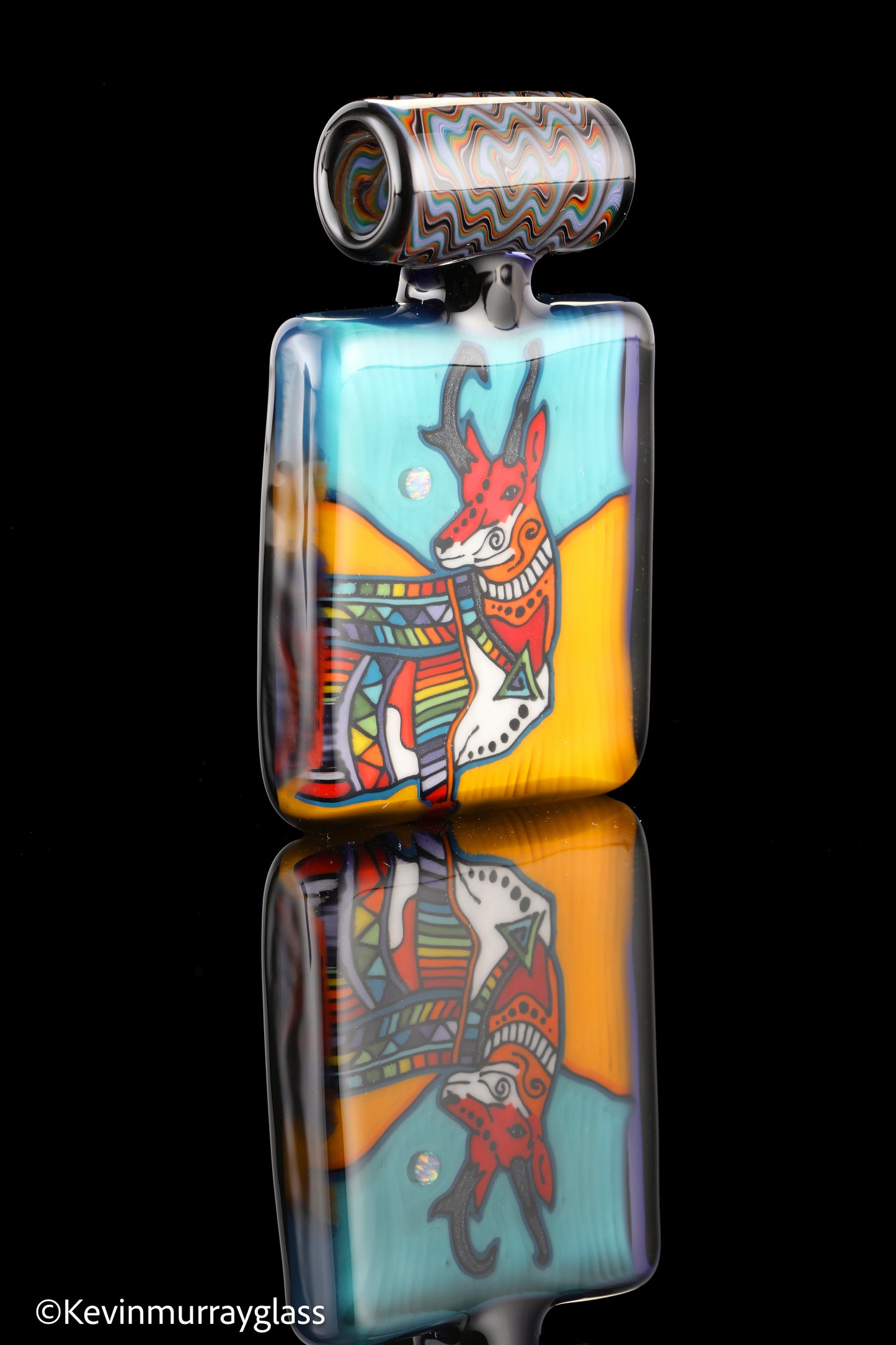 Pronghorn antelope pendant