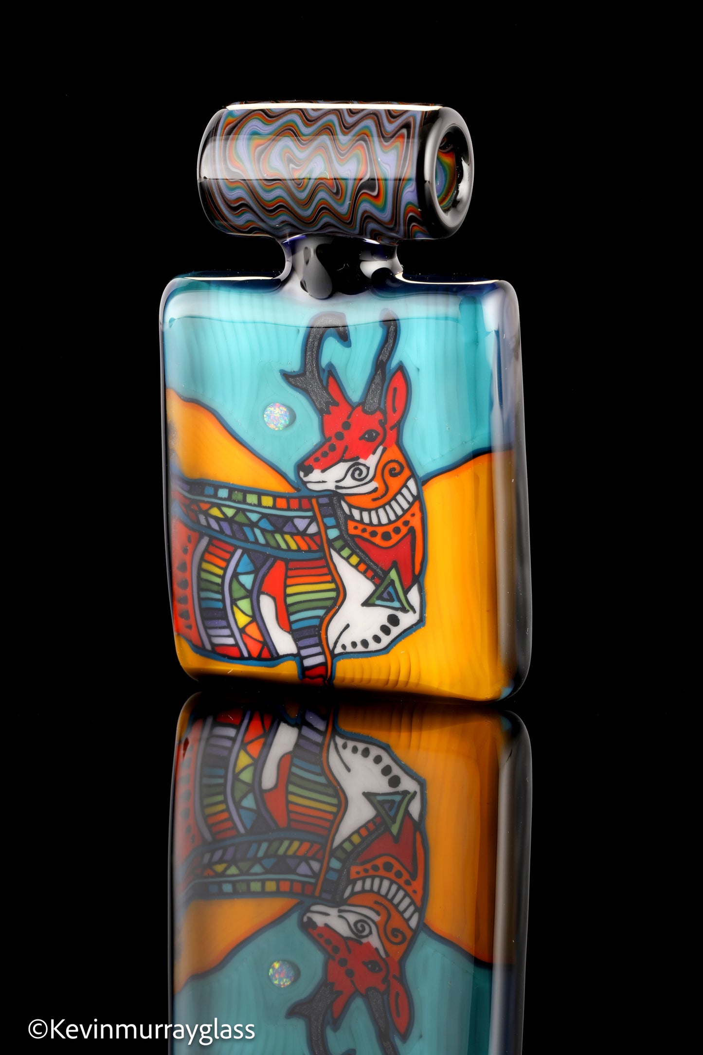 Pronghorn antelope pendant